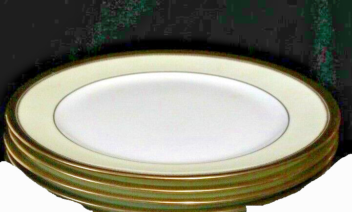 Cauldon England dinner plates set Gold Gilt Greek 1890