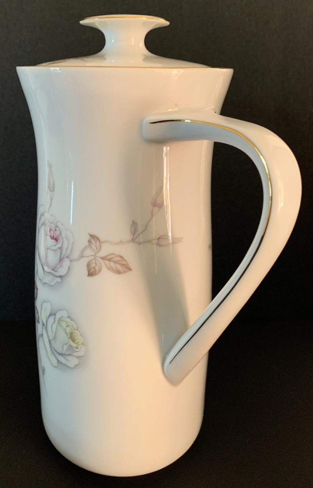 Johann Haviland “Sweetheart Rose” Coffee Pot Bavaria Germany