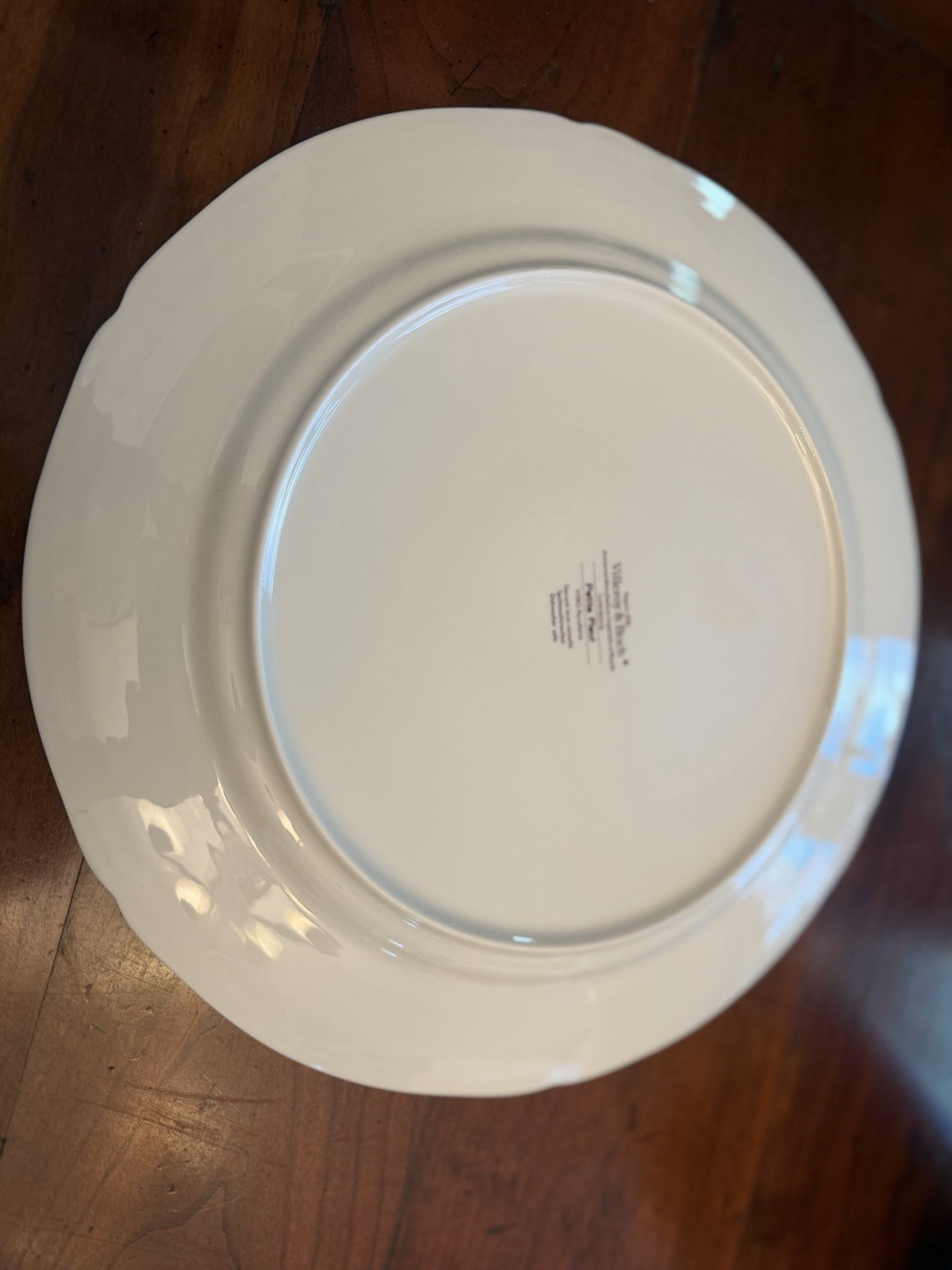Villeroy & Boch Petite Fleur Chop Plate Large Round Serving Platter 12.5″