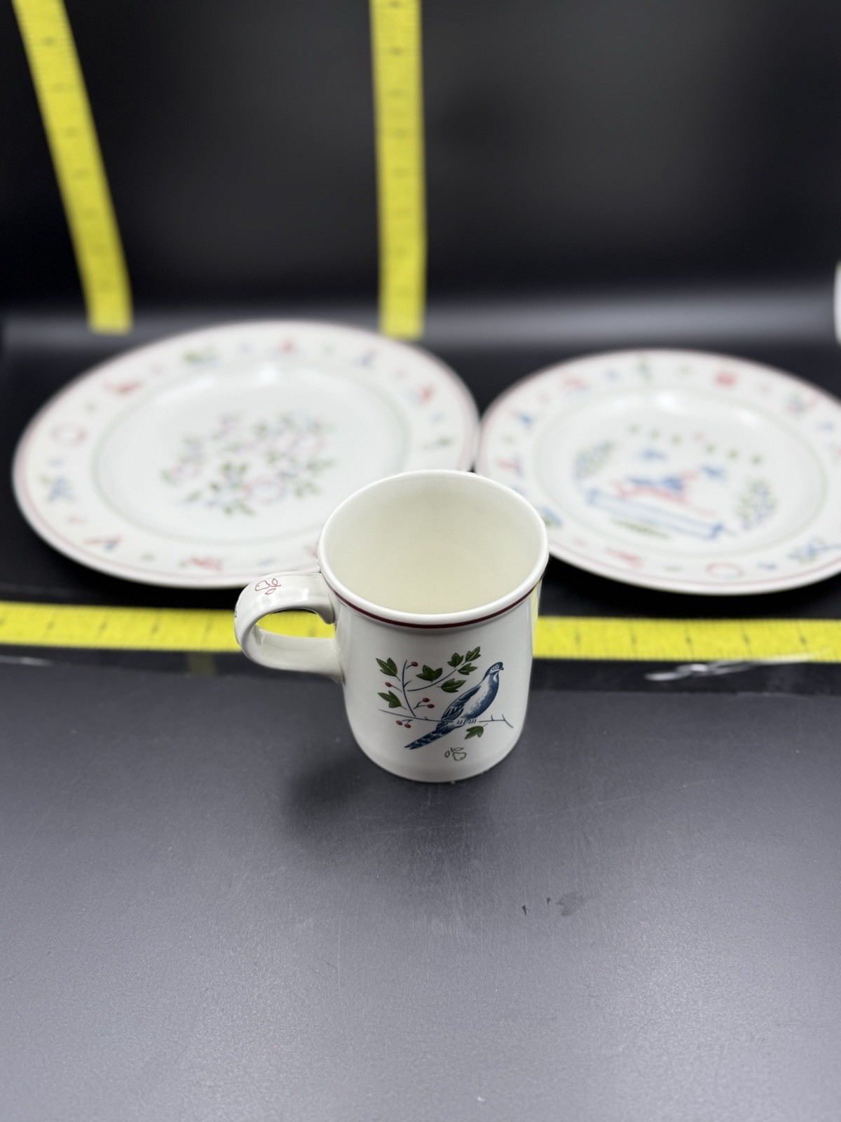 🎄 Johnson Brothers “The Twelve Days of Christmas” 3-Piece Place Setting