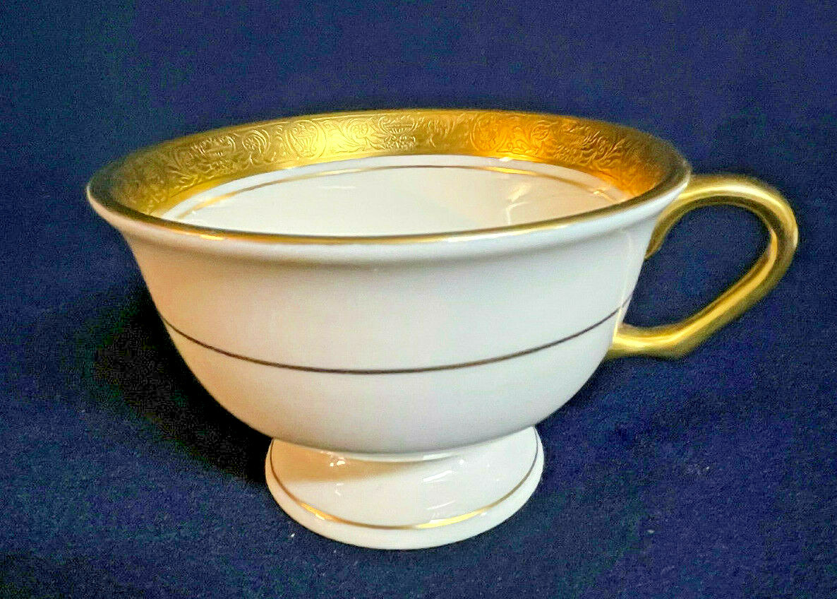 Pickard “Athenian” Footed Cup & Saucer Set