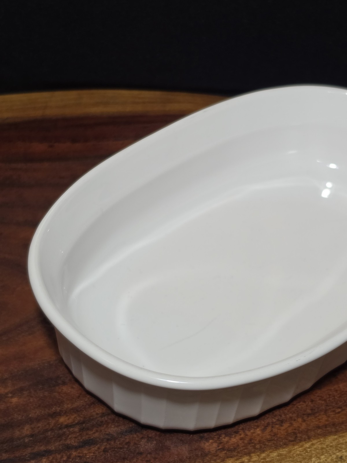 Corning Ware F-15-B French White Oval Baking Dish 15 oz – JL541 No Lid Vintage