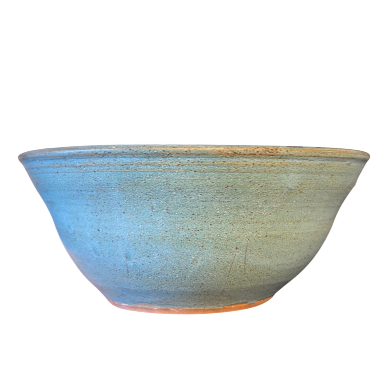 Set 4 Signed Joel Edwards Attributed Studio Pottery Bowls Abstract Glaze 7.25″