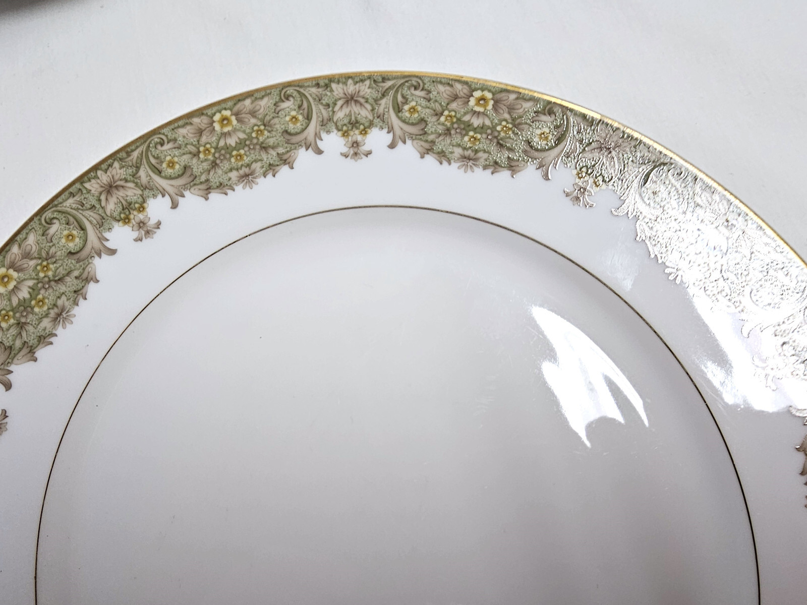 5 Sango Bergen Dinner Plates 10 5/8″ Plate Set #3773 Gently Used