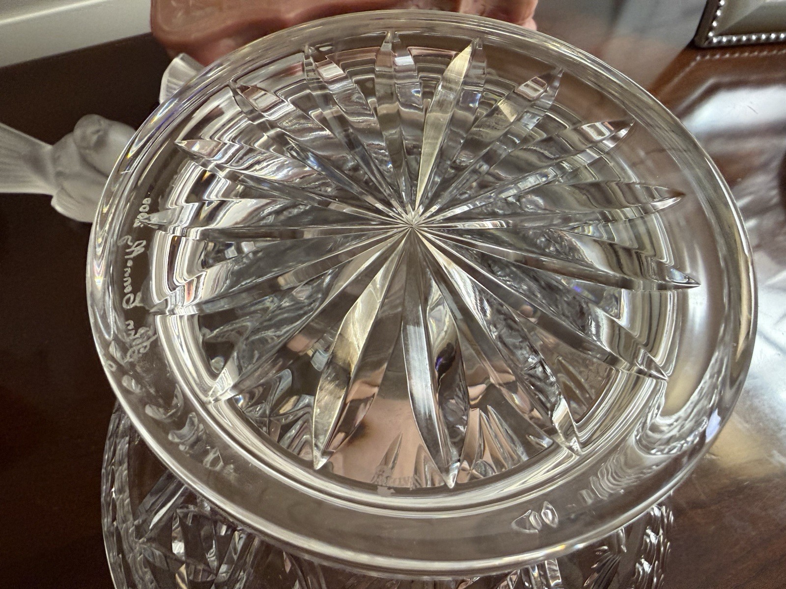 Waterford RARE Millennium 2000 Huge Centerpiece Bowl 11″ Signed By Connolly A+