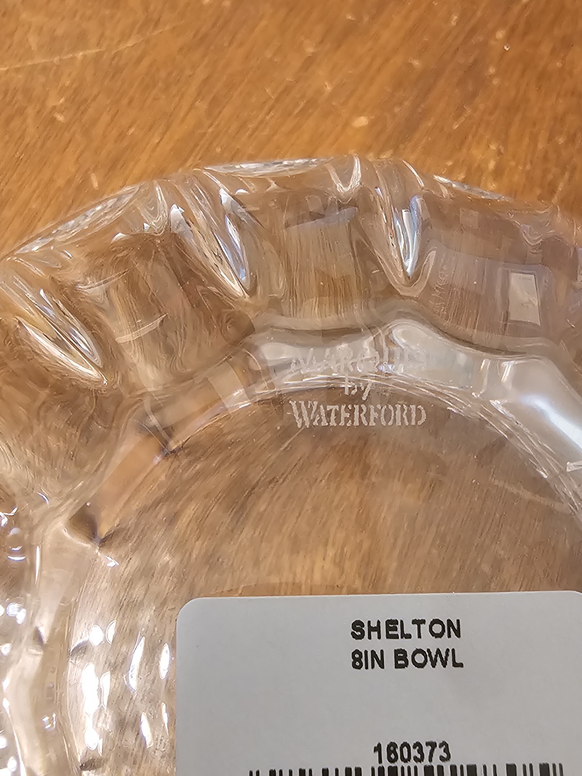 Waterford Crystal Marquis 8” Bowl Shelton Collection New with Original Box