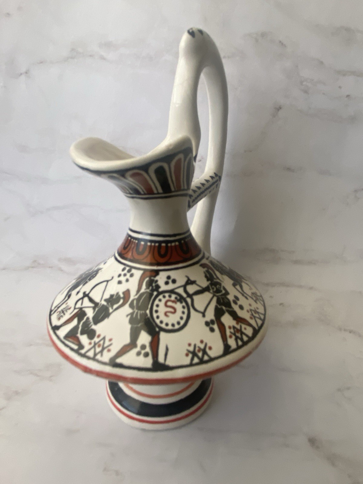 D. Vassilopoulos Greek Warriors Ceramic Urn Licensed Reproduction Greece