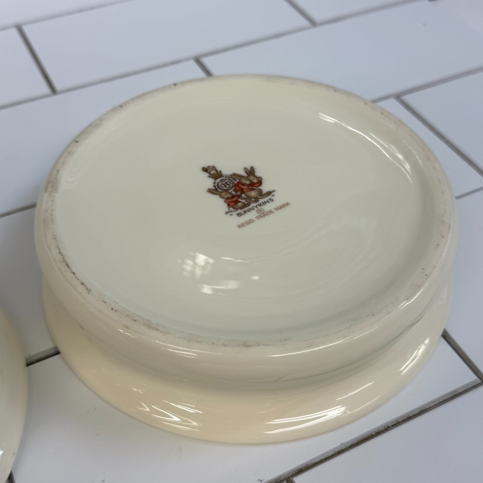 Royal Doulton Bunnykins Plates & Bowls Set of 7 Bone China 1960s