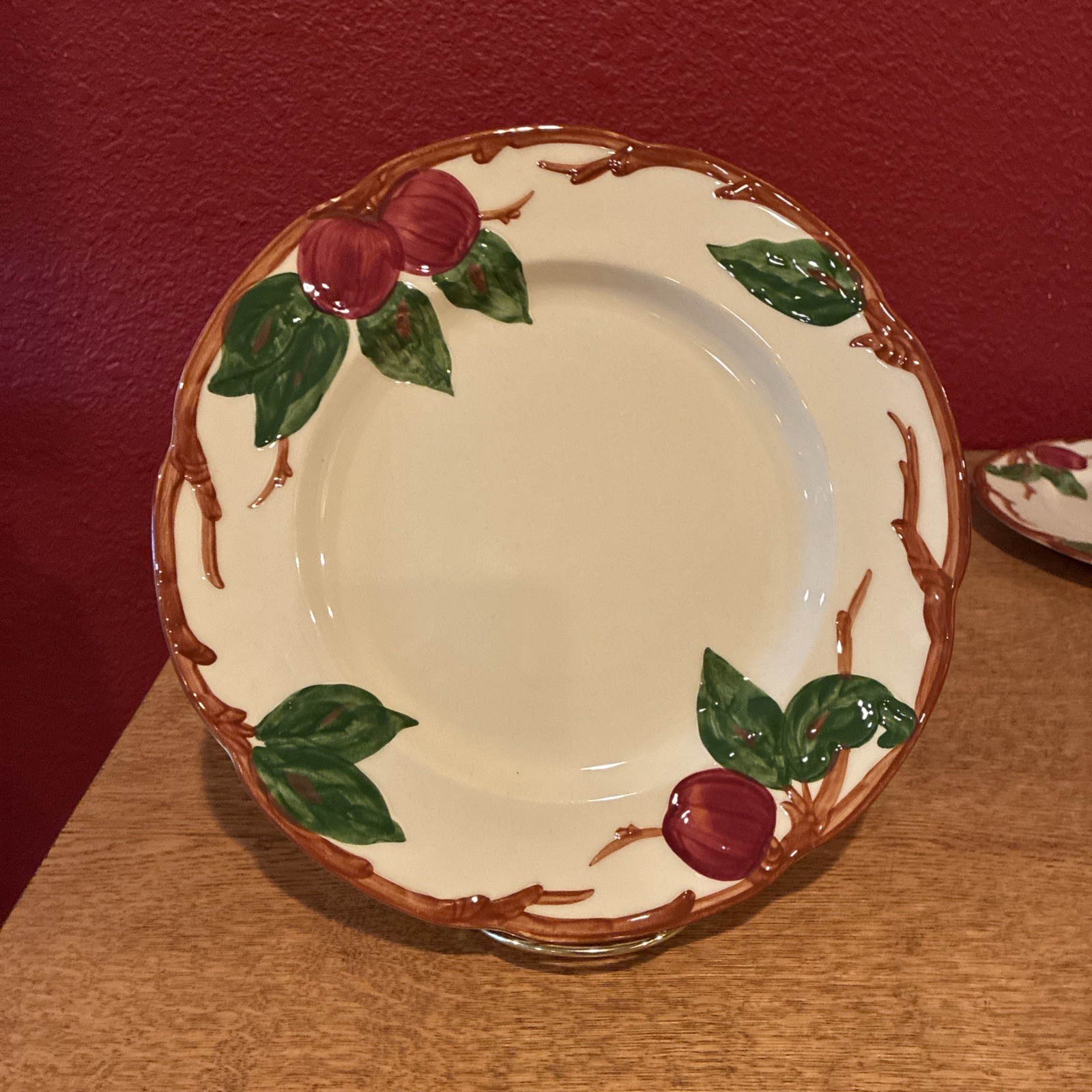 Franciscan Vintage Apple Blossom Four Piece Place Setting Made In The USA ￼