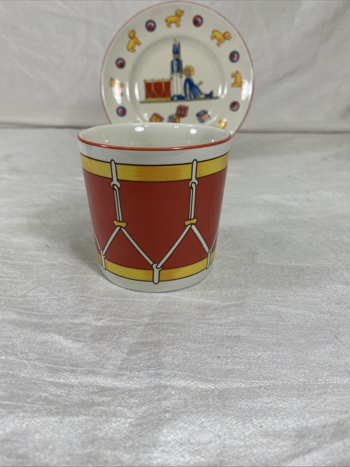 Vintage Tiffany Toys 2-Piece China Child’s Infant’s Dish Set 1992 Plate & Mug