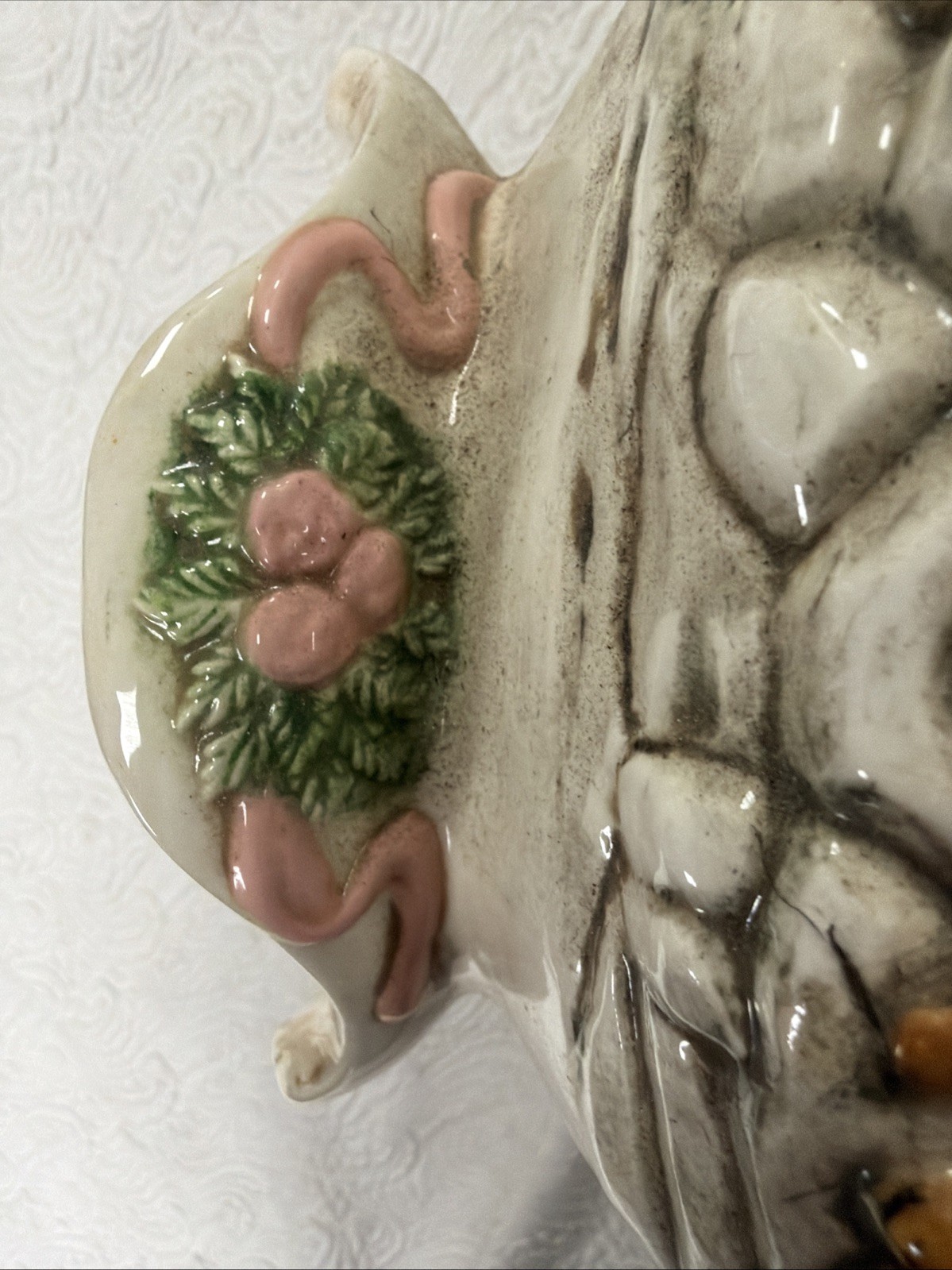 Vintage Capodimonte Hand-Painted Depicting Nudes Cherubs and Classical Figures