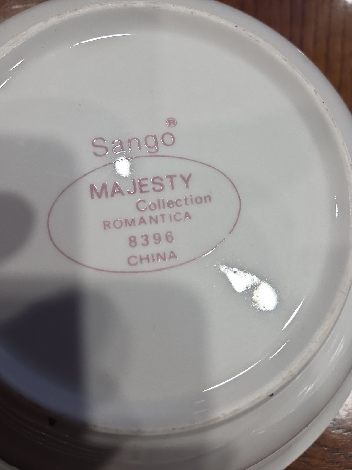 Sango Majesty Romantica Serving Bowl And Serving Plate