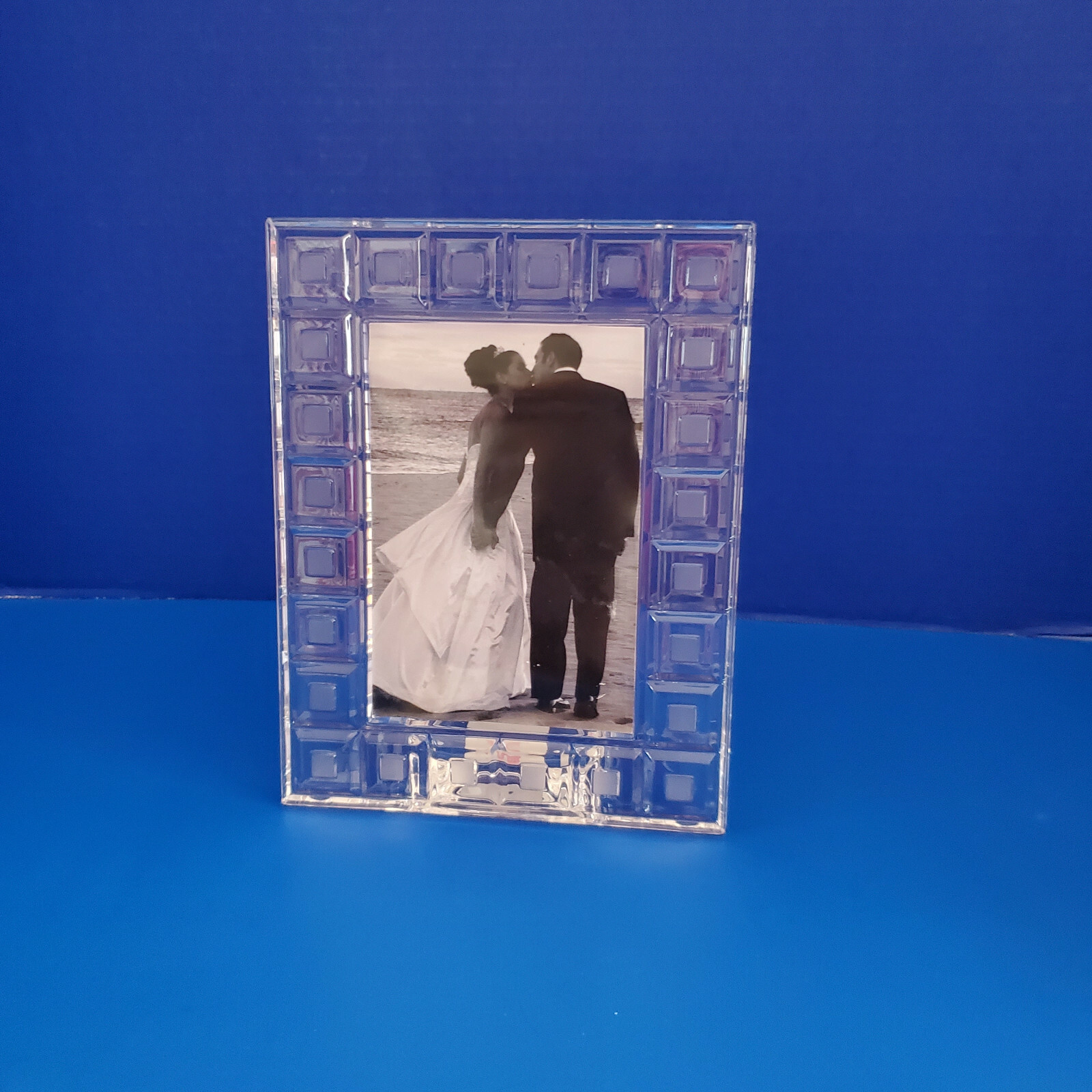 New Waterford Marquis Lead Crystal 4 X 6 Picture Frame, Quadrata FREE SHIPPING