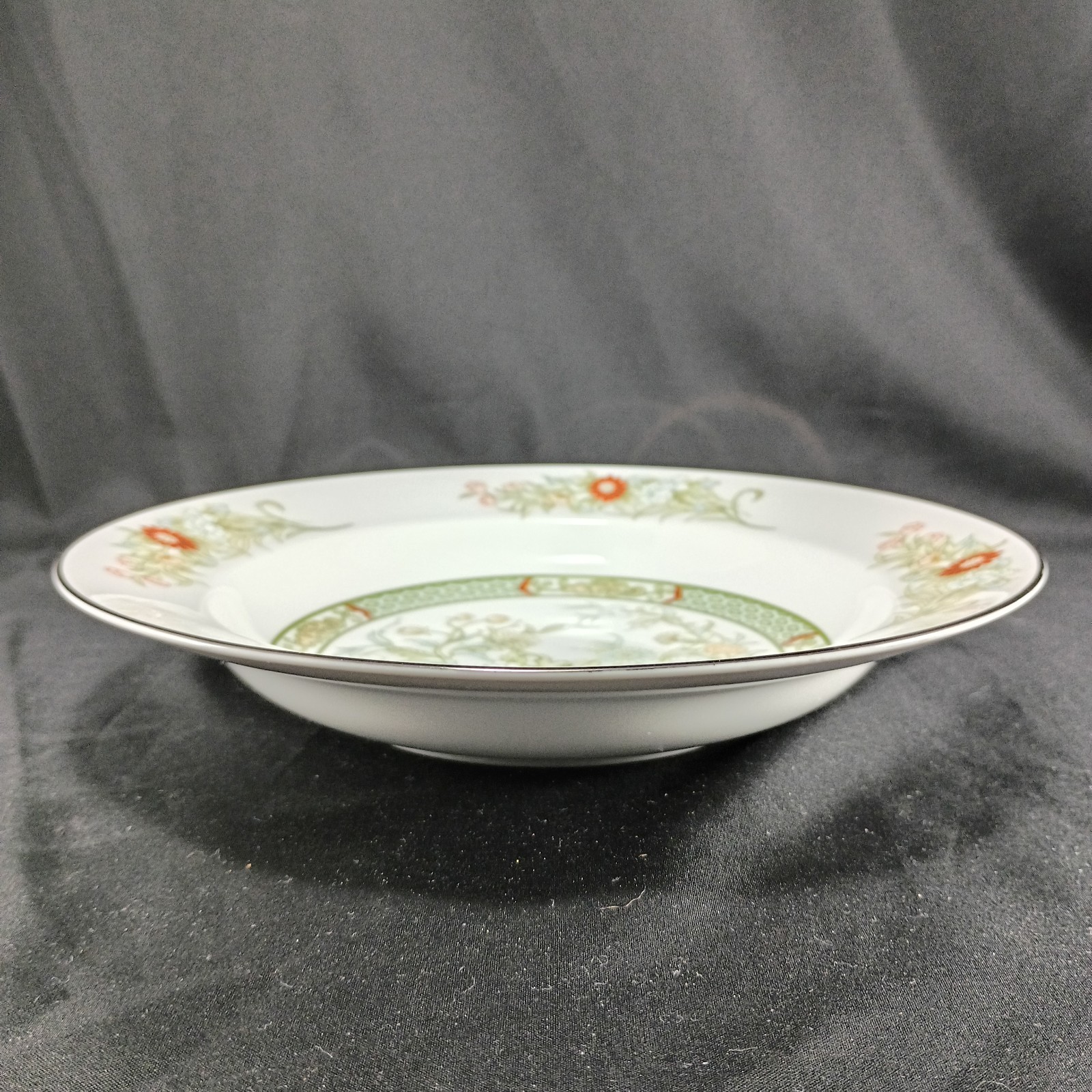 Set of 3 Mikasa KABUKI Rim Soup/ Pasta Bowls 8.25″ #L9011 Japan Discontinued