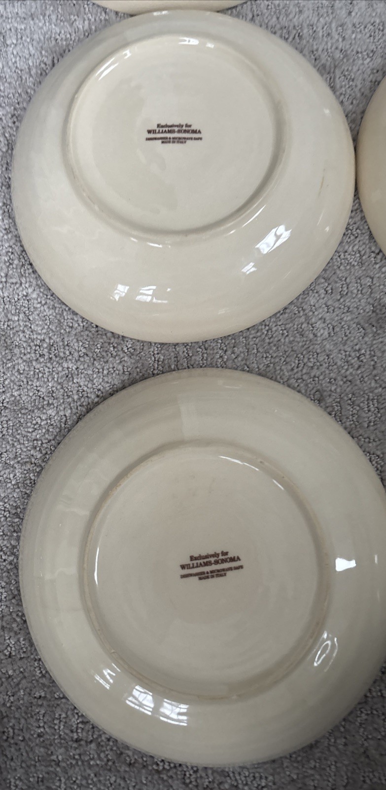 8 Williams Sonoma Rustic Rooster PASTA SALAD BOWLS ITALY FRENCH POTTERY KITCHEN