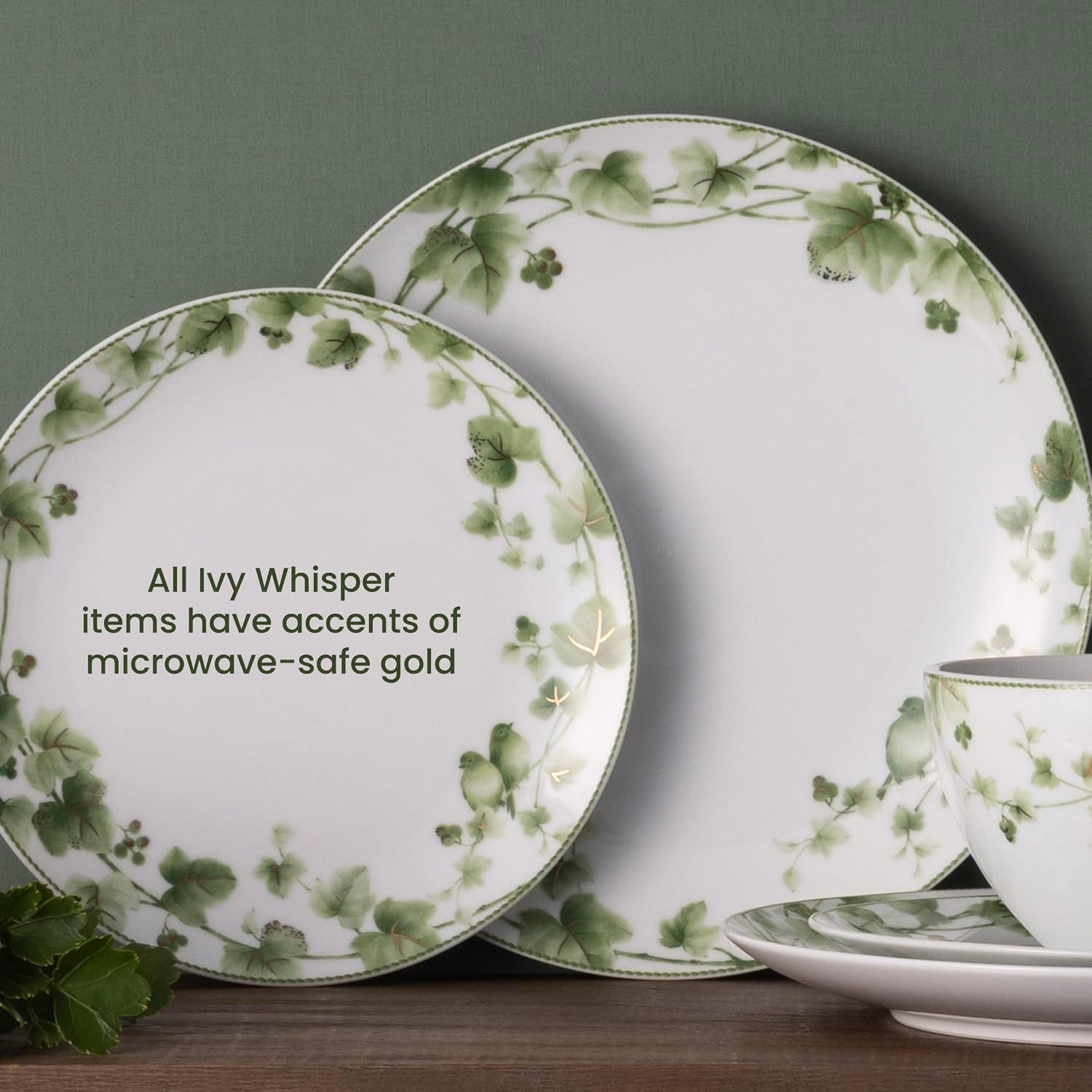 Ivy Whisper 4-Piece Place Setting for One – Elegant Dining Experience