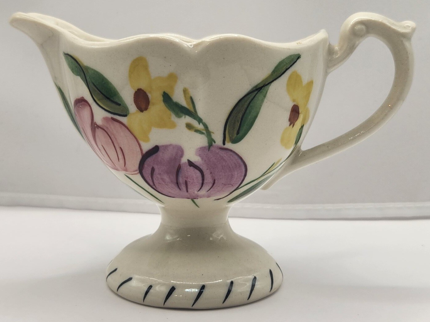 Vintage Blue Ridge China Easter Parade Creamer & Sugar Bowl