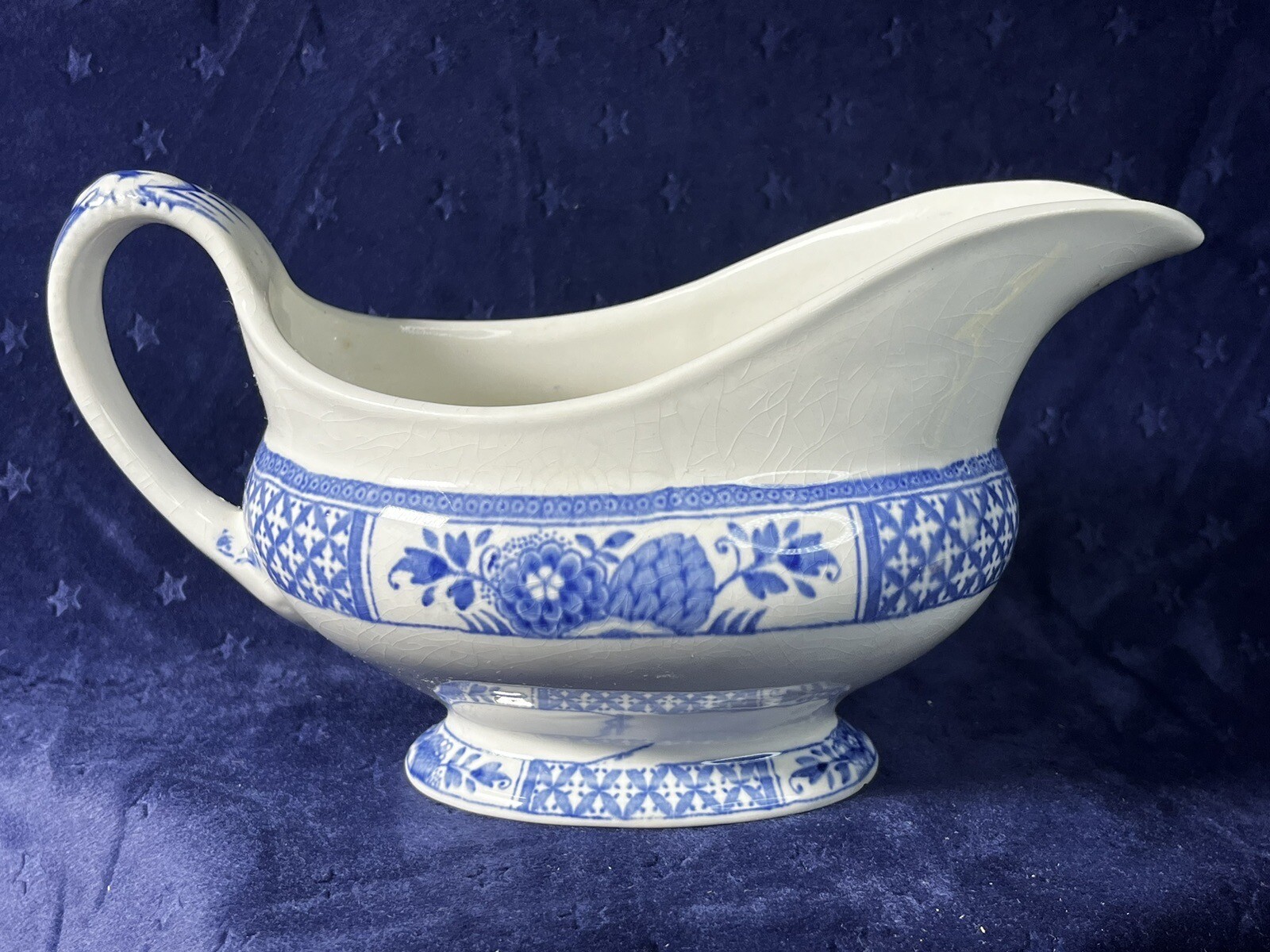 BOOTHS Vintage NANKIN Gravy Boat Silicon China England