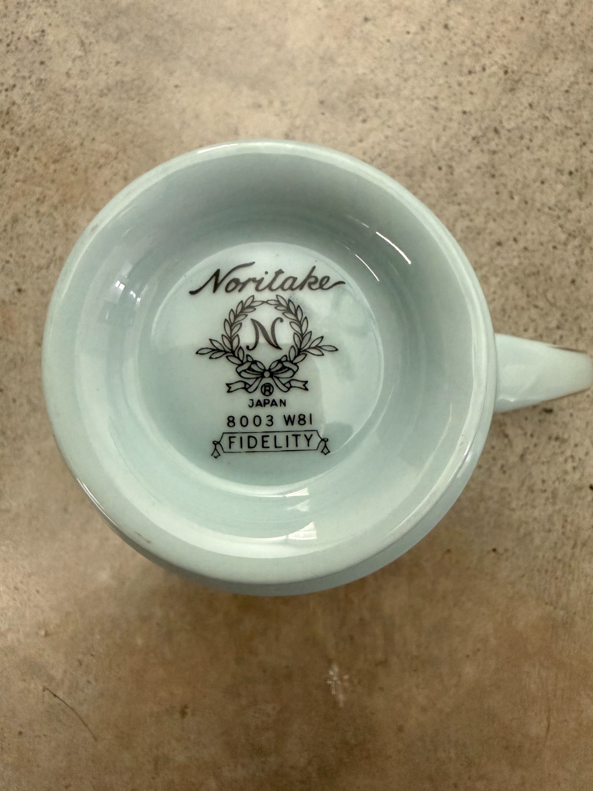Noritake Fidelity Dinnerware tea cups Blue White Flowers Platinum Trim