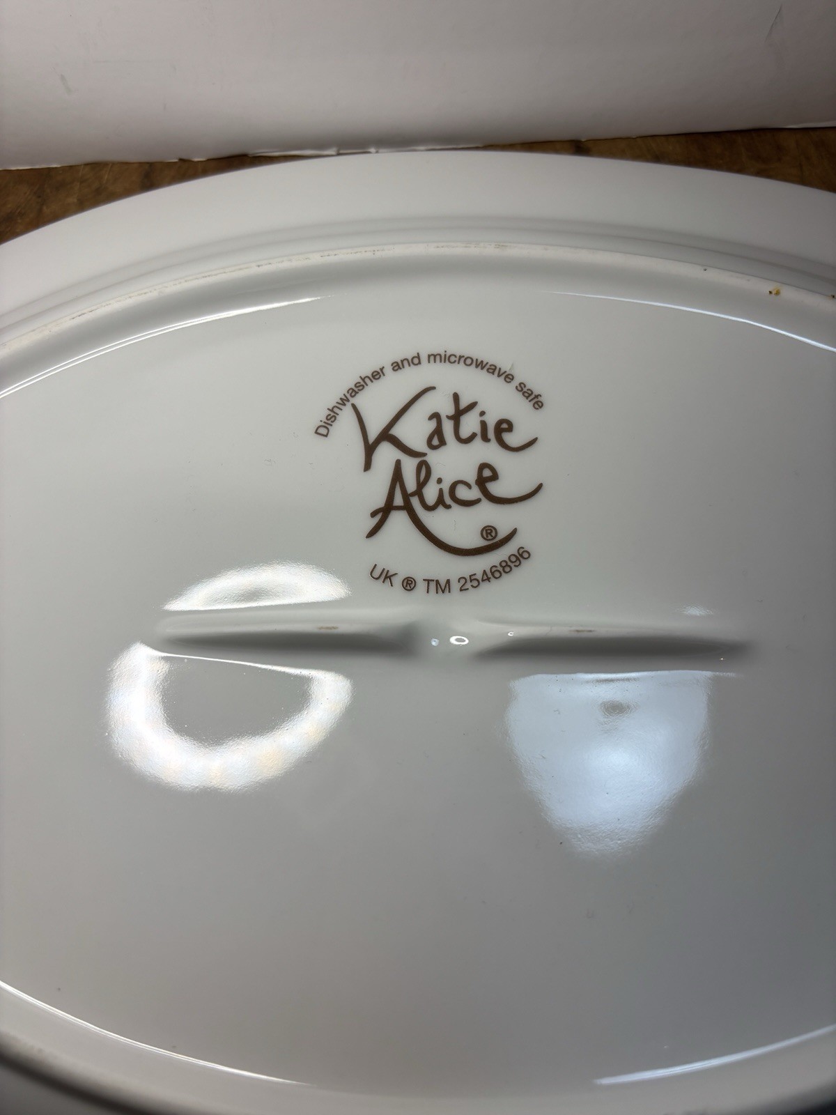 Vtg Katie Alice English Garden Oval Platter Plate 2546896
