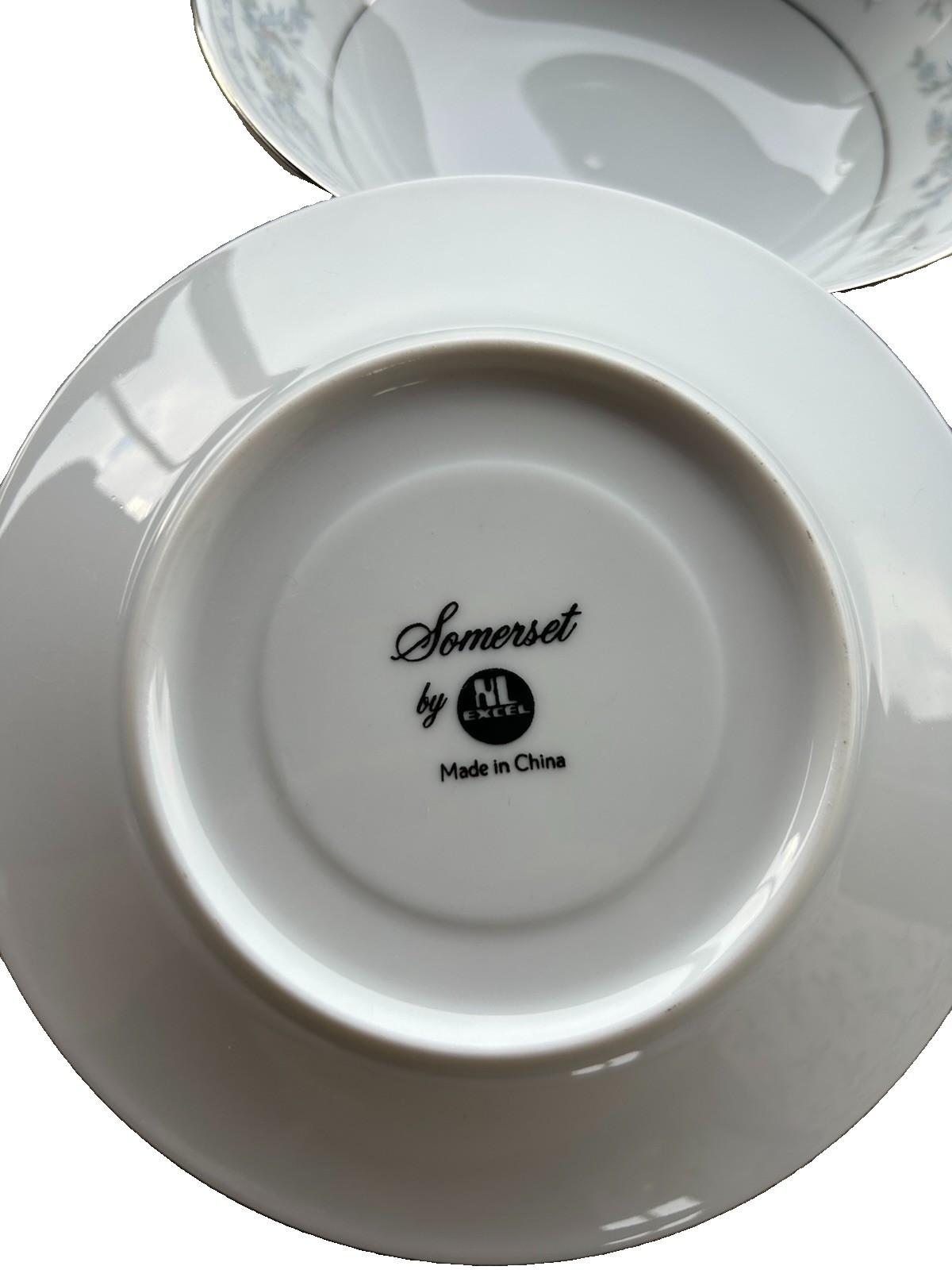 Somerset by NL Excel Vintage China Floral Silver Set Of 42