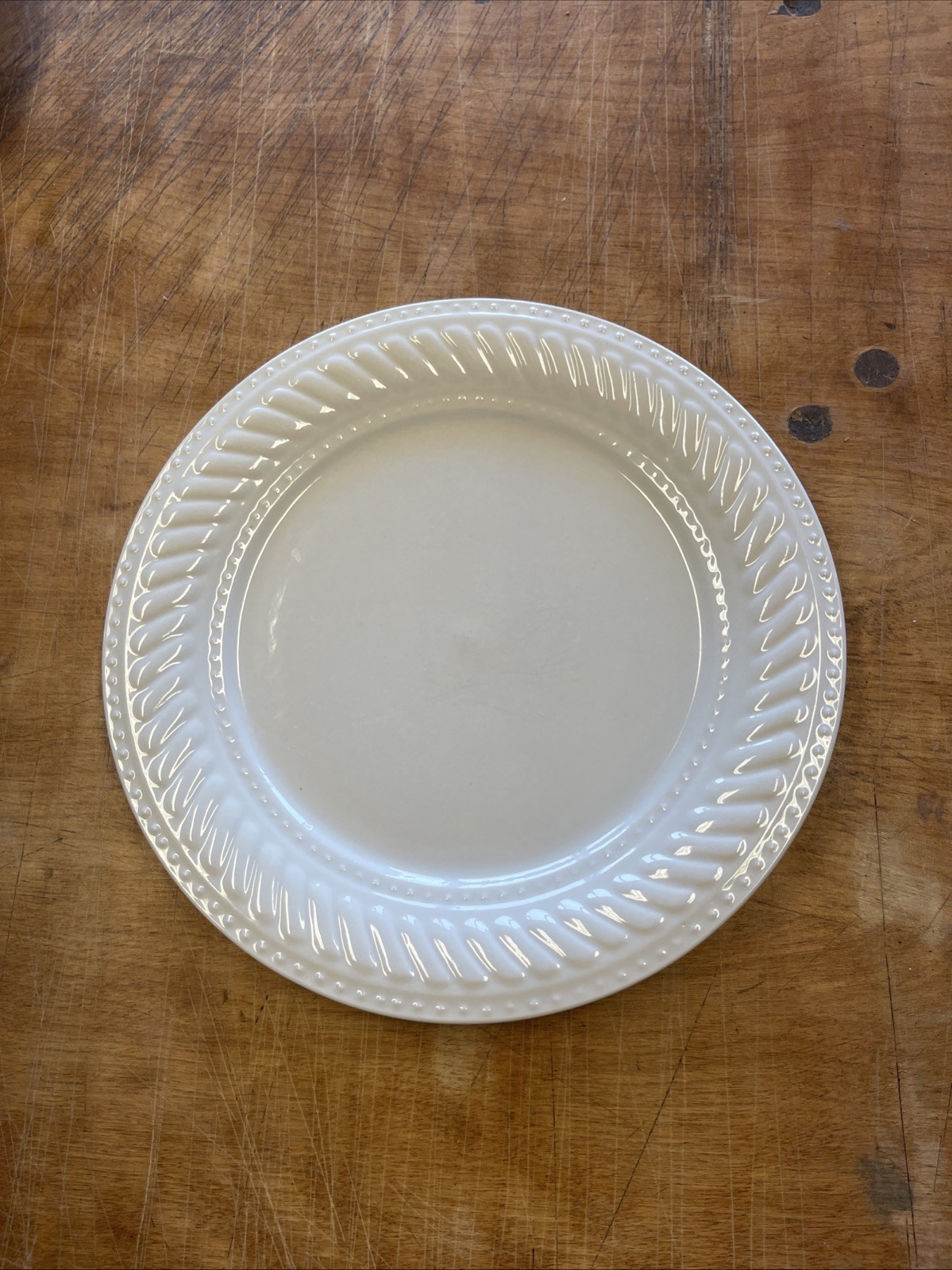 Gibson IMPERIAL BRAID WHITE Dinner Plate 10 5/8 in 1 ea 2 available