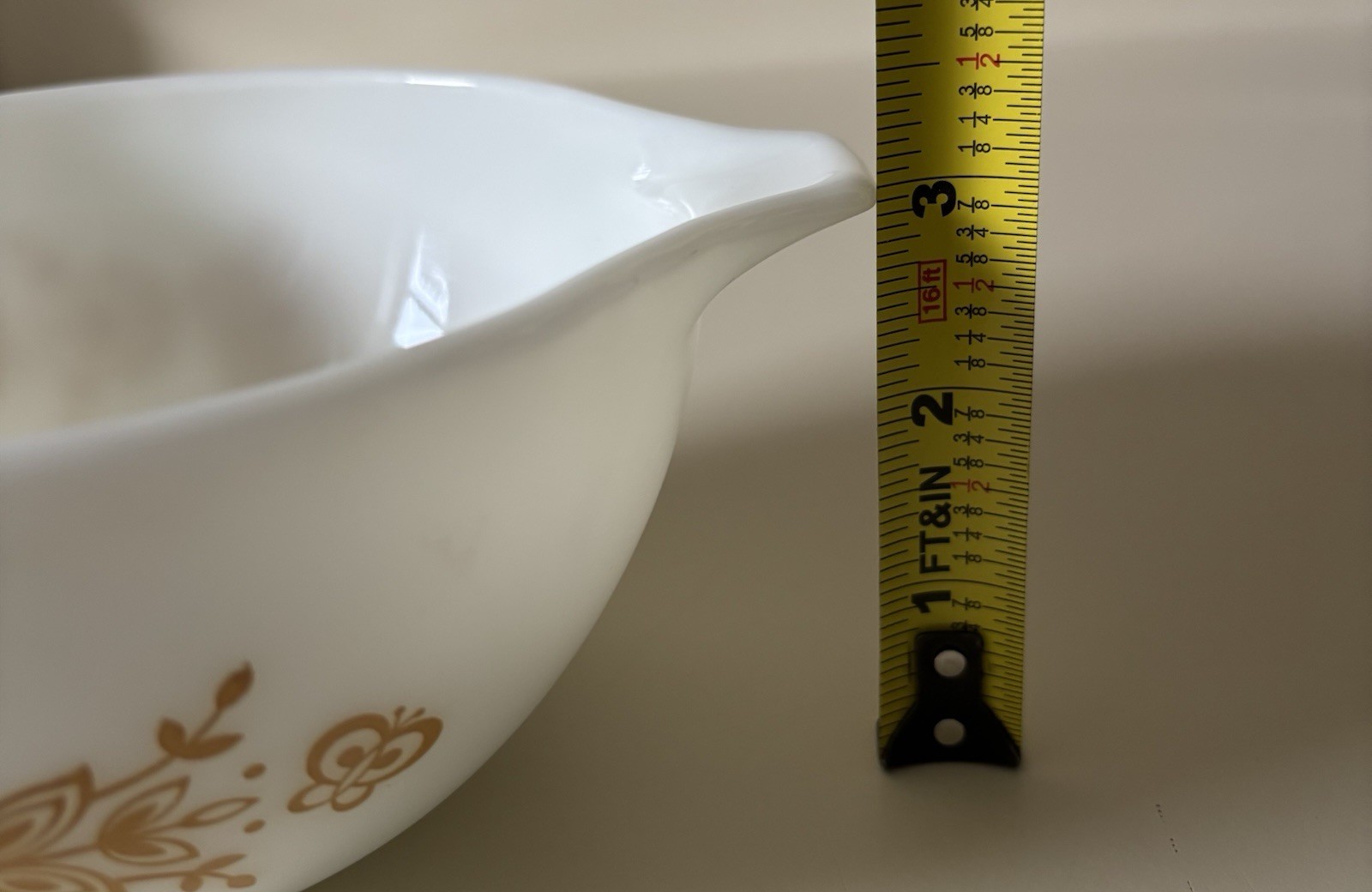 Vintage PYREX Butterfly Gold #441 CINDERELLA Mixing Nesting Bowl 1 1/2 Pt 750ml