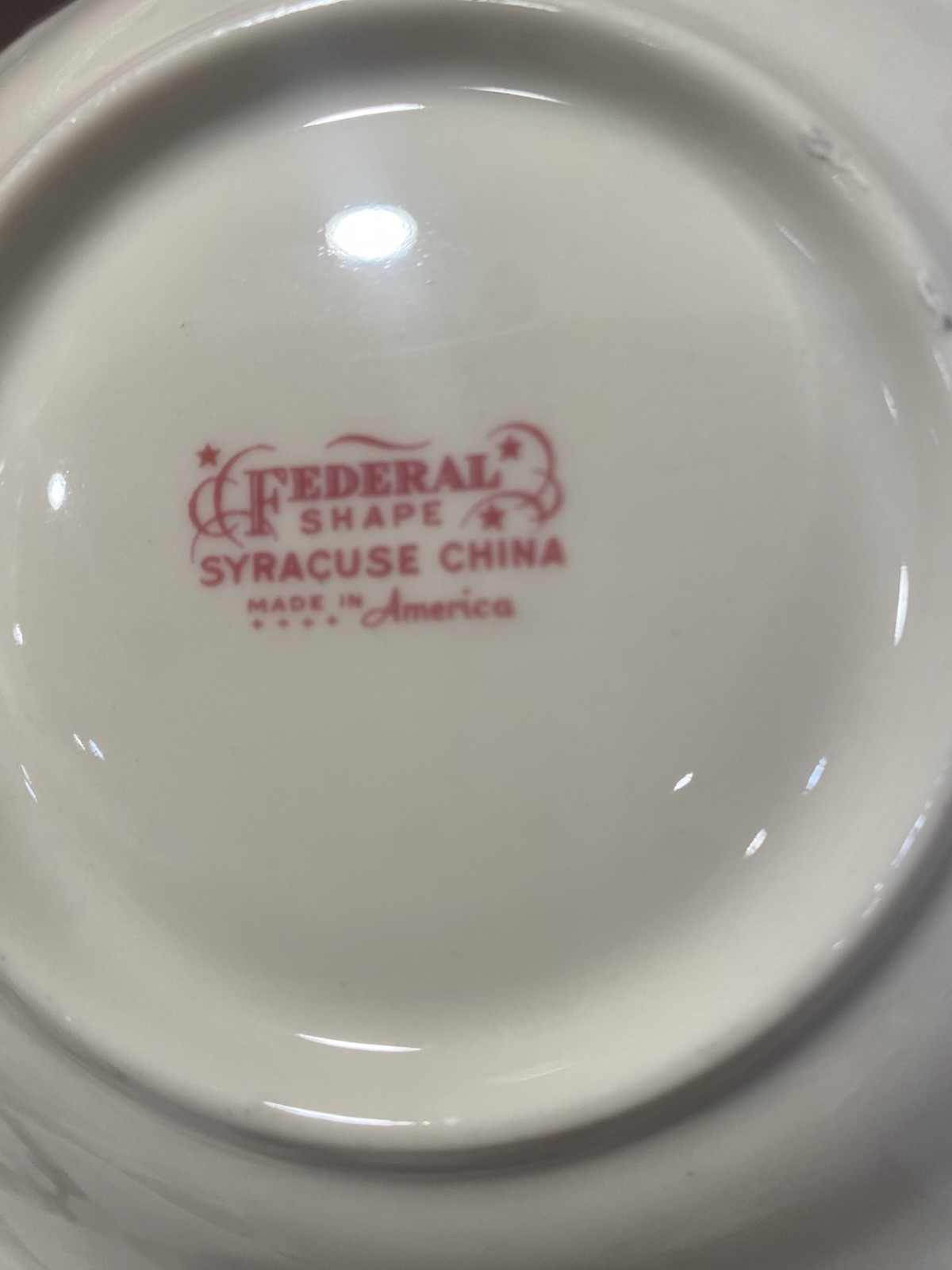 Vintage China Set.White, Green & Gold Pattern. 6-8 Place Setting Raleigh Pattern