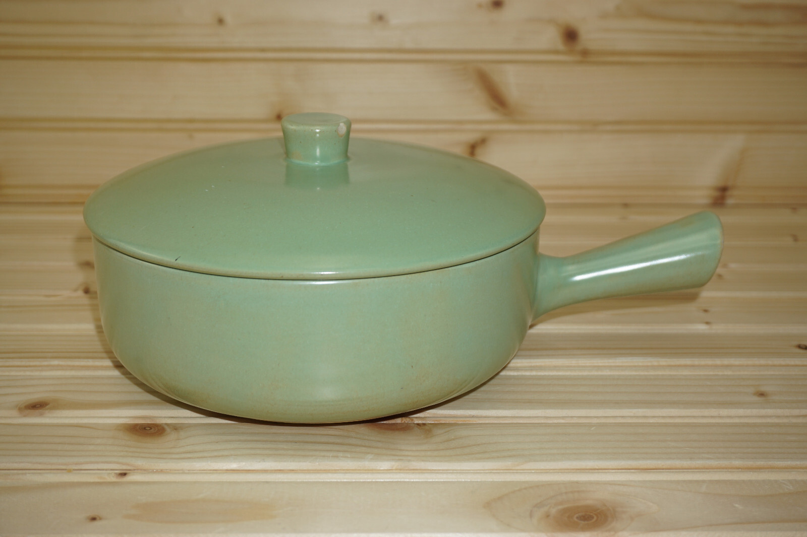 La Solana Green Handled Covered Casserole, 7 1/2″ Box #3 (B20)