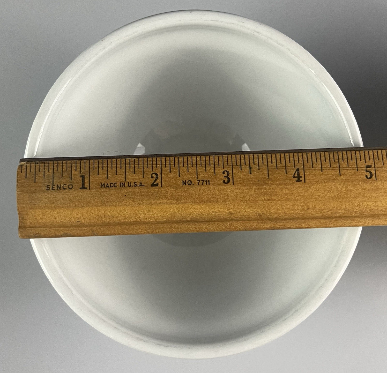 Vintage Naaman Israel White Fine Porcelain Small Bowls Set of 4 Stackable 5″
