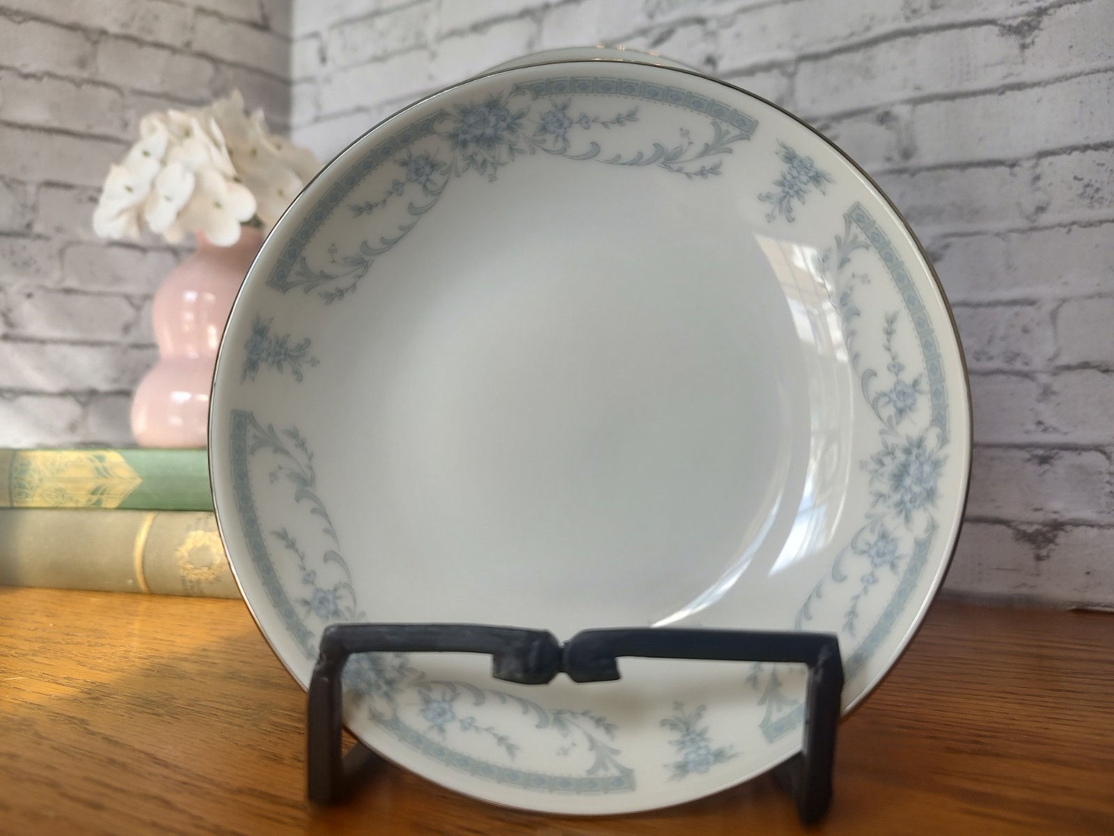 Set Of 3 Sheffield Porcelain Fine China BLUE WHISPER 5-1/2″ Bowls