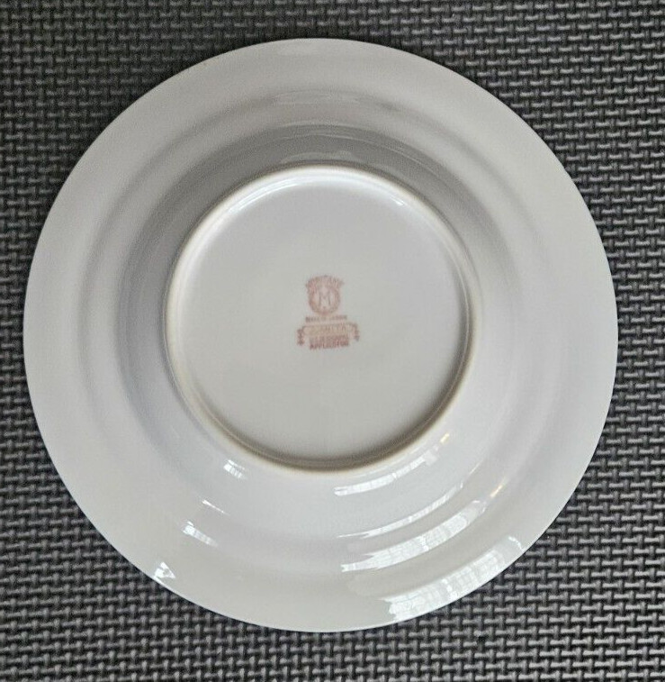 4 VTG Noritake Juanita Plate Bowl Set W/ RARE “Pre-Patent Soup Bowl (no flowers)