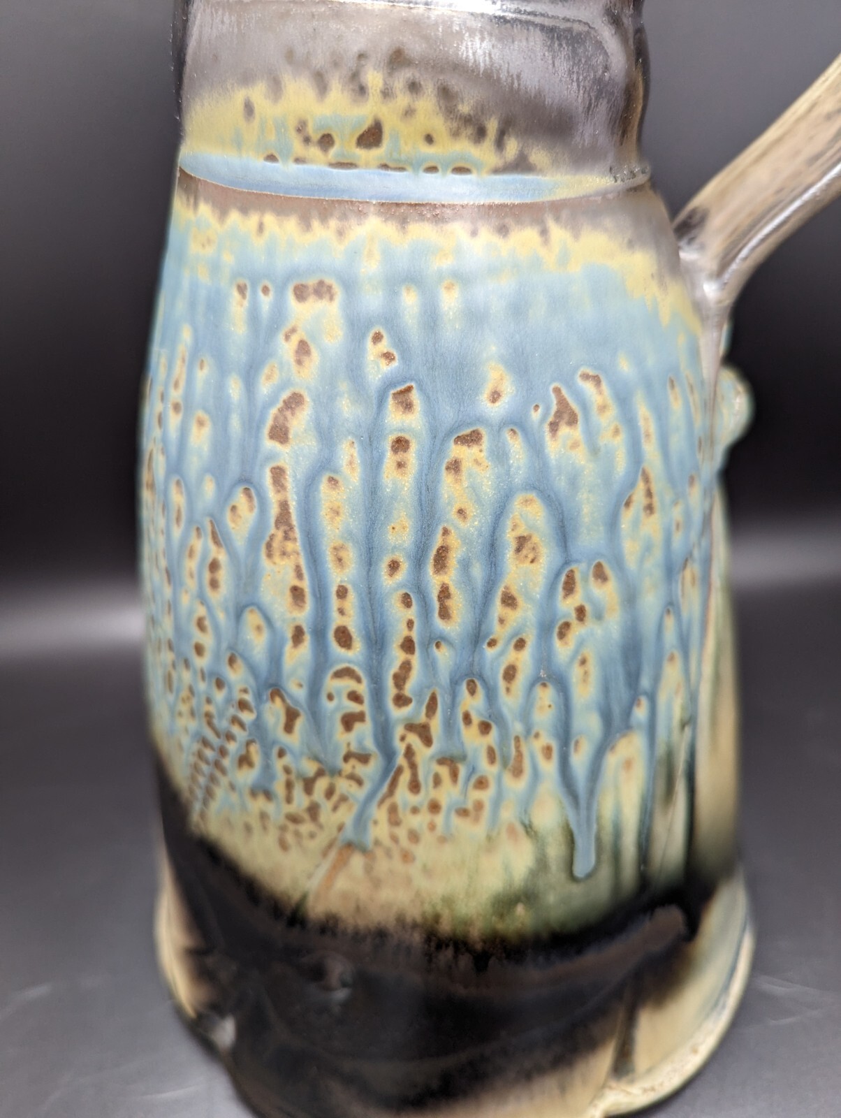 Huge 16.75″ Steven Hill Cypress Pitcher Porcelain Studio Art Pottery Signed