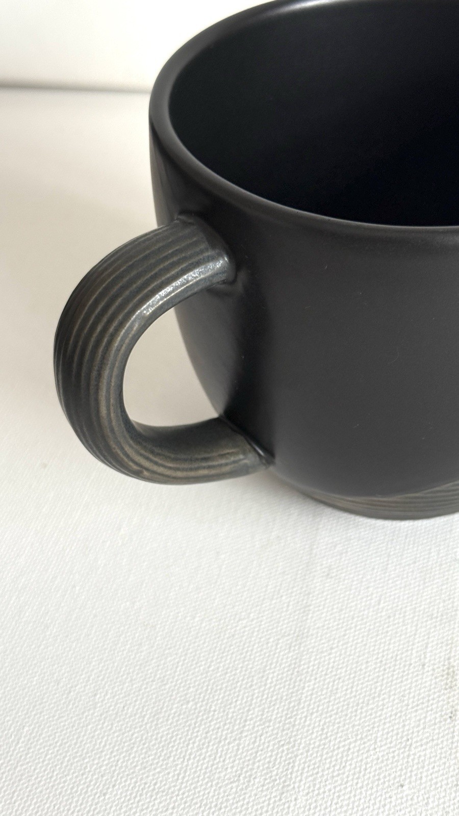 Pfaltzgraff Night Surf 4” Stoneware Coffee Mug Set of 4 Discontinued Pattern