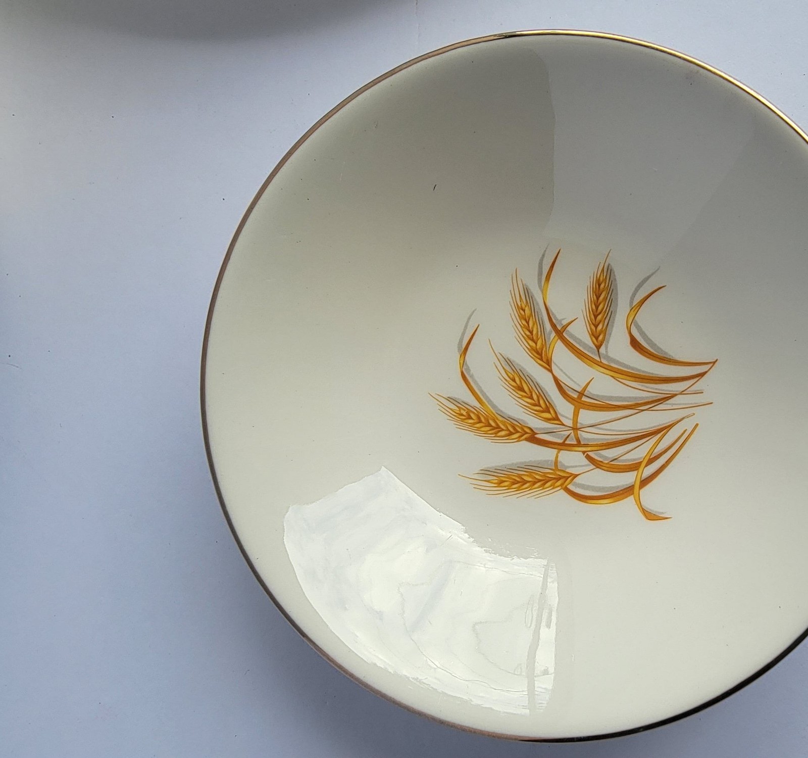 Vintage Golden Wheat 22K Gold Oven Proof Dinnerware Set