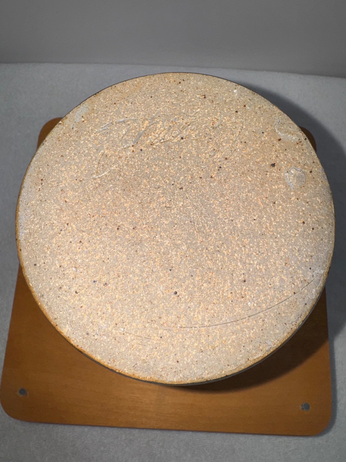 Vintage Crock North Canton Ohio Stoneware Salt Glaze Kitchen Utensil Holder 6″