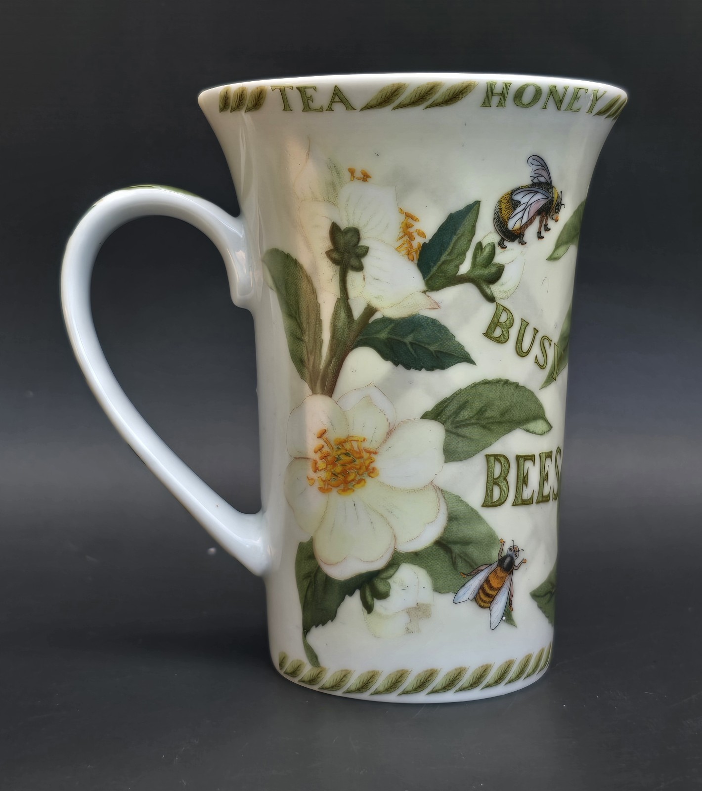 Cardew Designs Fine Bone China England Tea Cup/Mug Tea Floral tea and honey