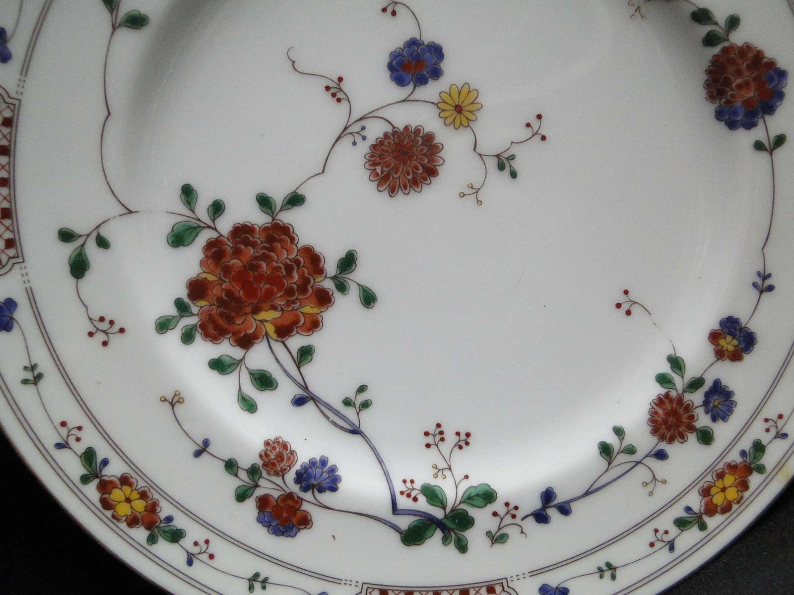 Noritake Nanking, 2860, Rust Flowers: Salad Plate (s), 8 1/4″