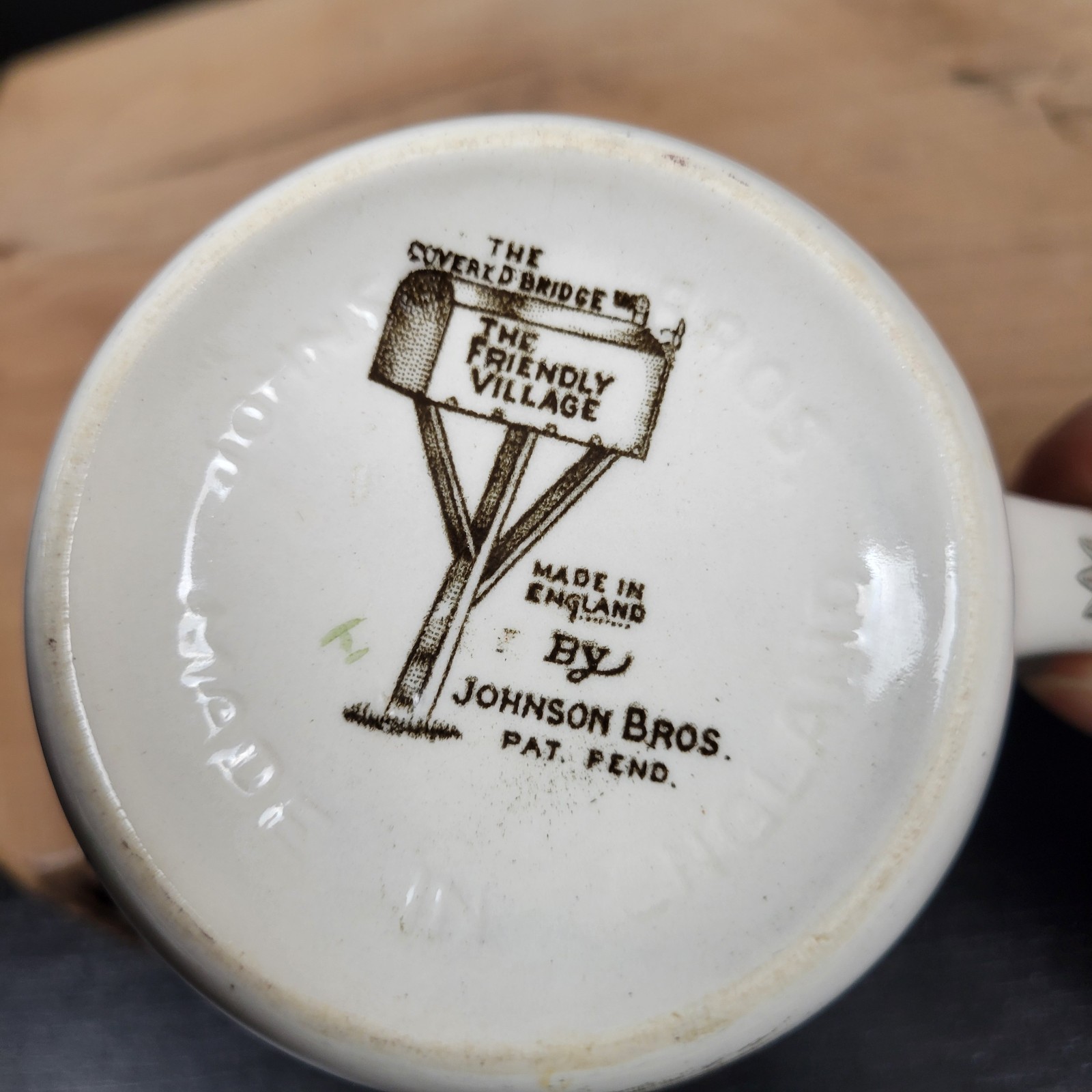 Johnson Brothers Friendly Village Covered Bridge Mug Cup Coffee Tea England