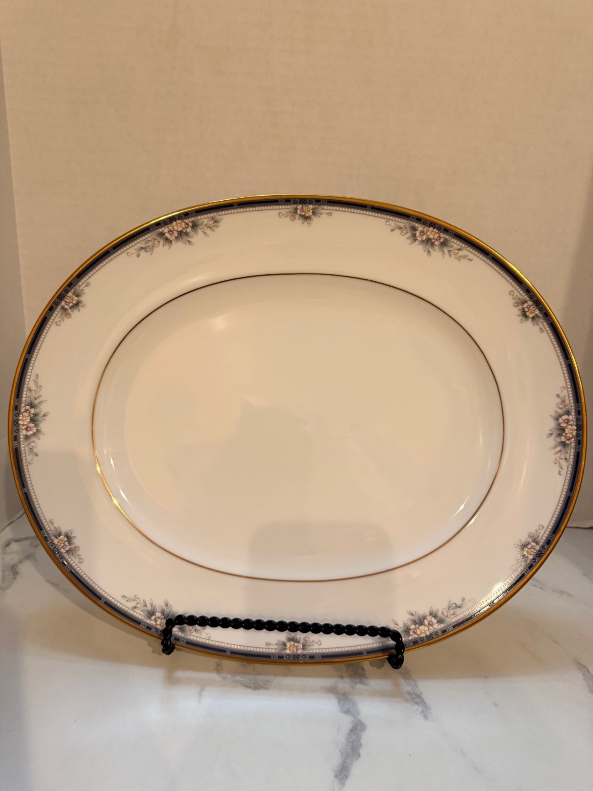 NORITAKE ONTARIO 13 3/4″ by 11 Inch SERVING PLATTER #3763