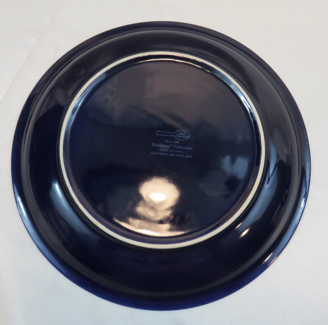 Betty Crocker Chop Plate Serving Platter Harmony Collection Dark Green & Blue