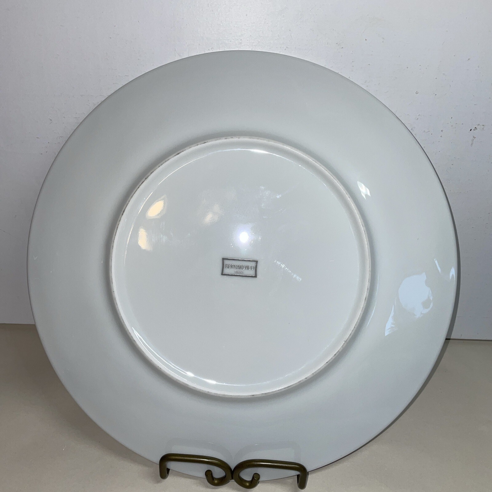 3 Bernardaud FUSION BLANCE Plates Chargers 11-3/4 inches France