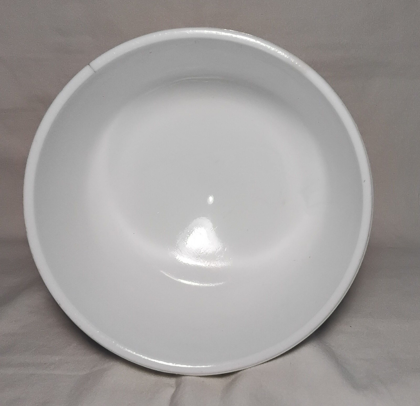 Vntg 1978 FTD Milk Glass Vase Dish Bowl Oak Leaf Pattern Compote Pedestal White