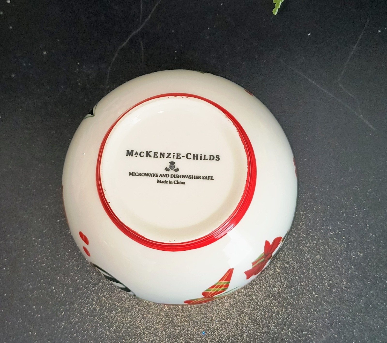Mackenzie Childs Deck The Halls Dinnerware – 4 Piece Place Settings. NEW