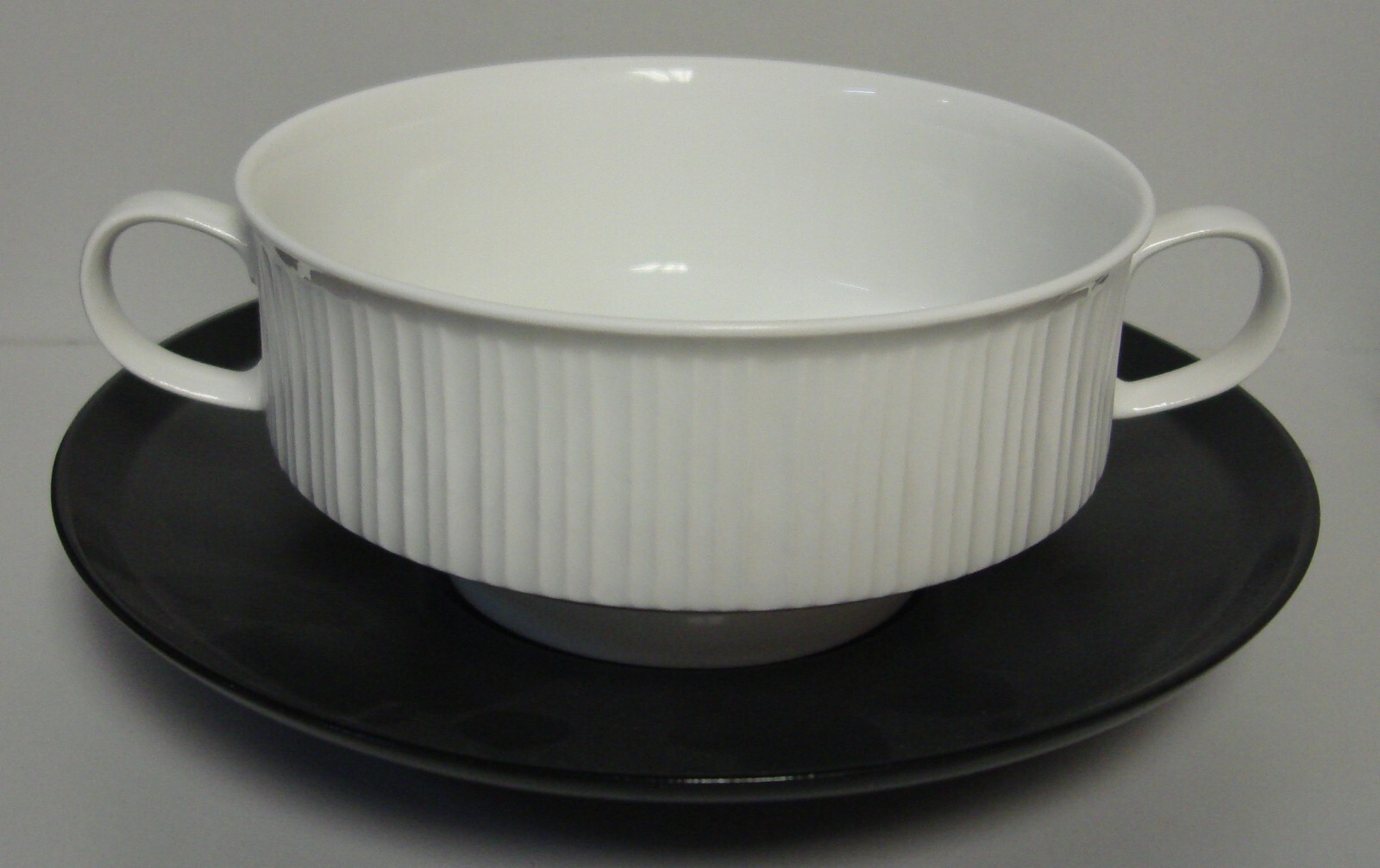 Rosenthal (Continental) VARIATIONS Cream Soup Bowls and Saucers FOUR PIECE SETS