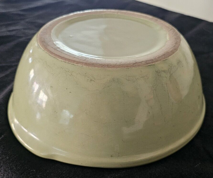 La Solana STONEWARE GREEN Casserole Bowl Cookware Oven ware NO Lid
