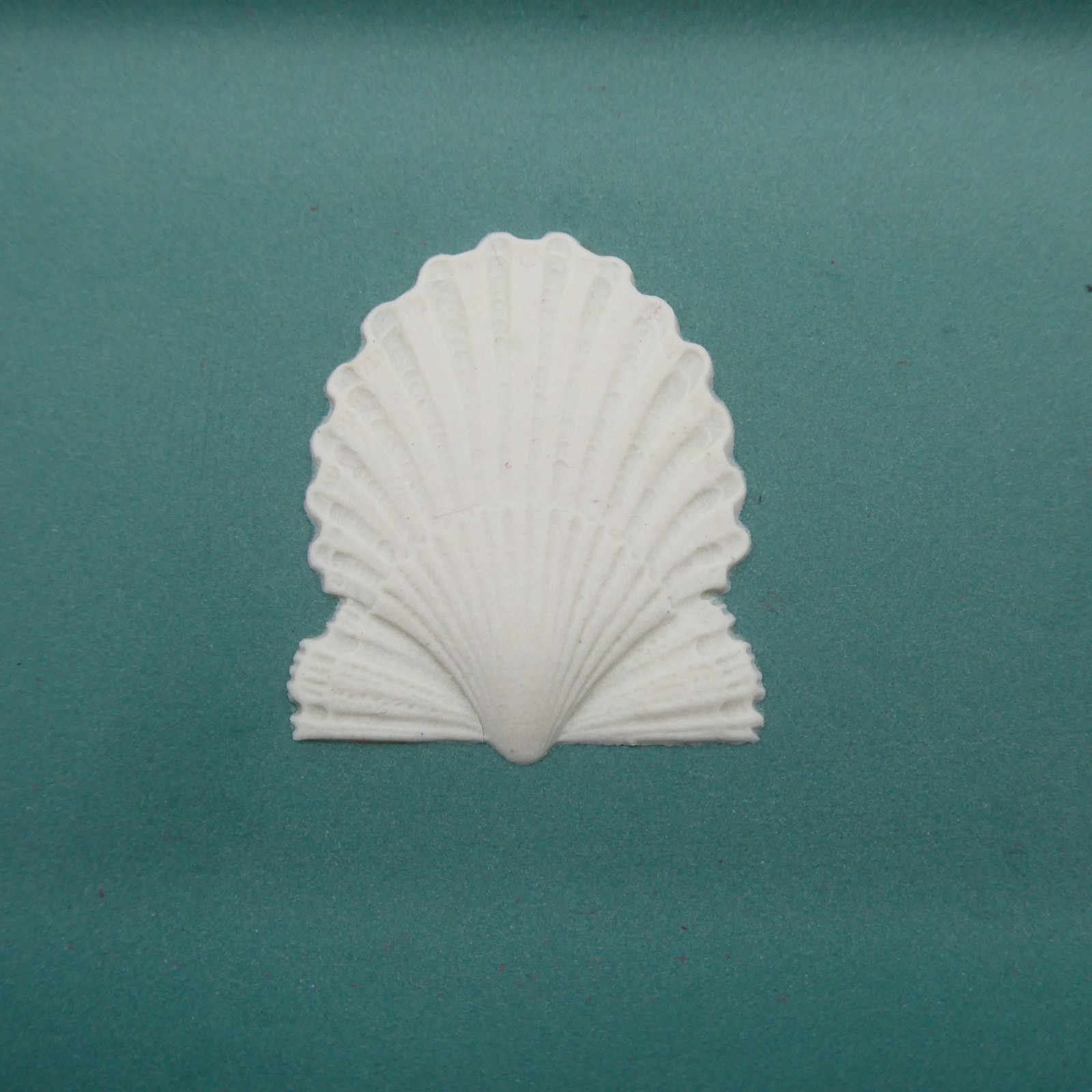 Wedgwood Jasperware Teal Rectangular Pin Tray Sea Shell Scallop 6×3.25 inch VTG