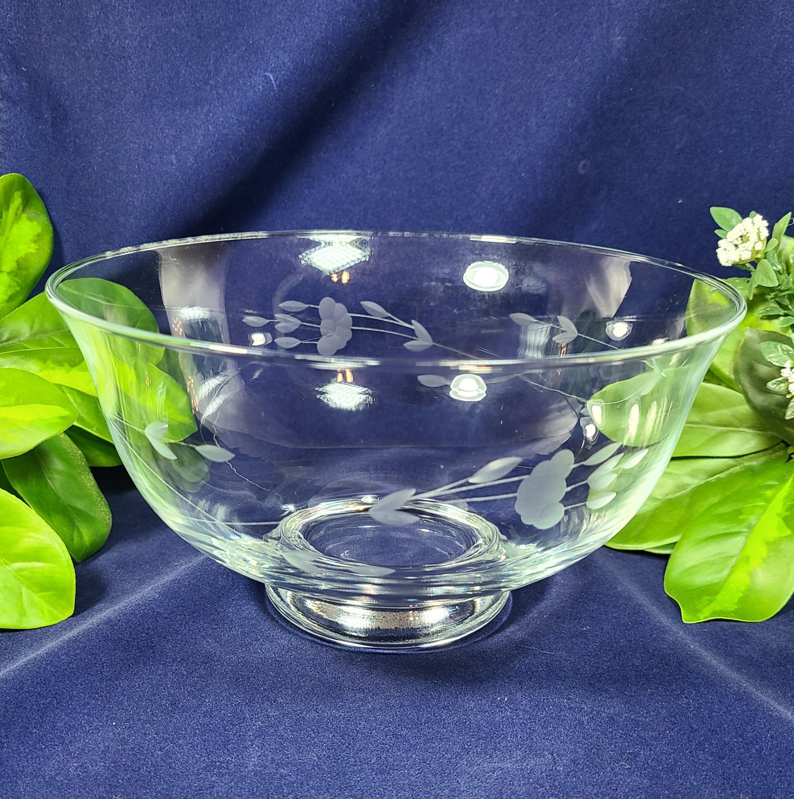 Princess House Heritage Round Serving Bowl 7.75″ Dia x 4.25″ H