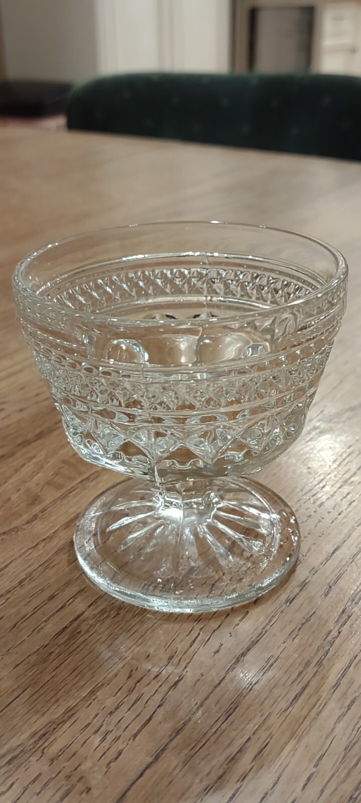Ice Cream Sundae Pedestal Glass Cups, Set of 8, Vintage Dessert Bowls