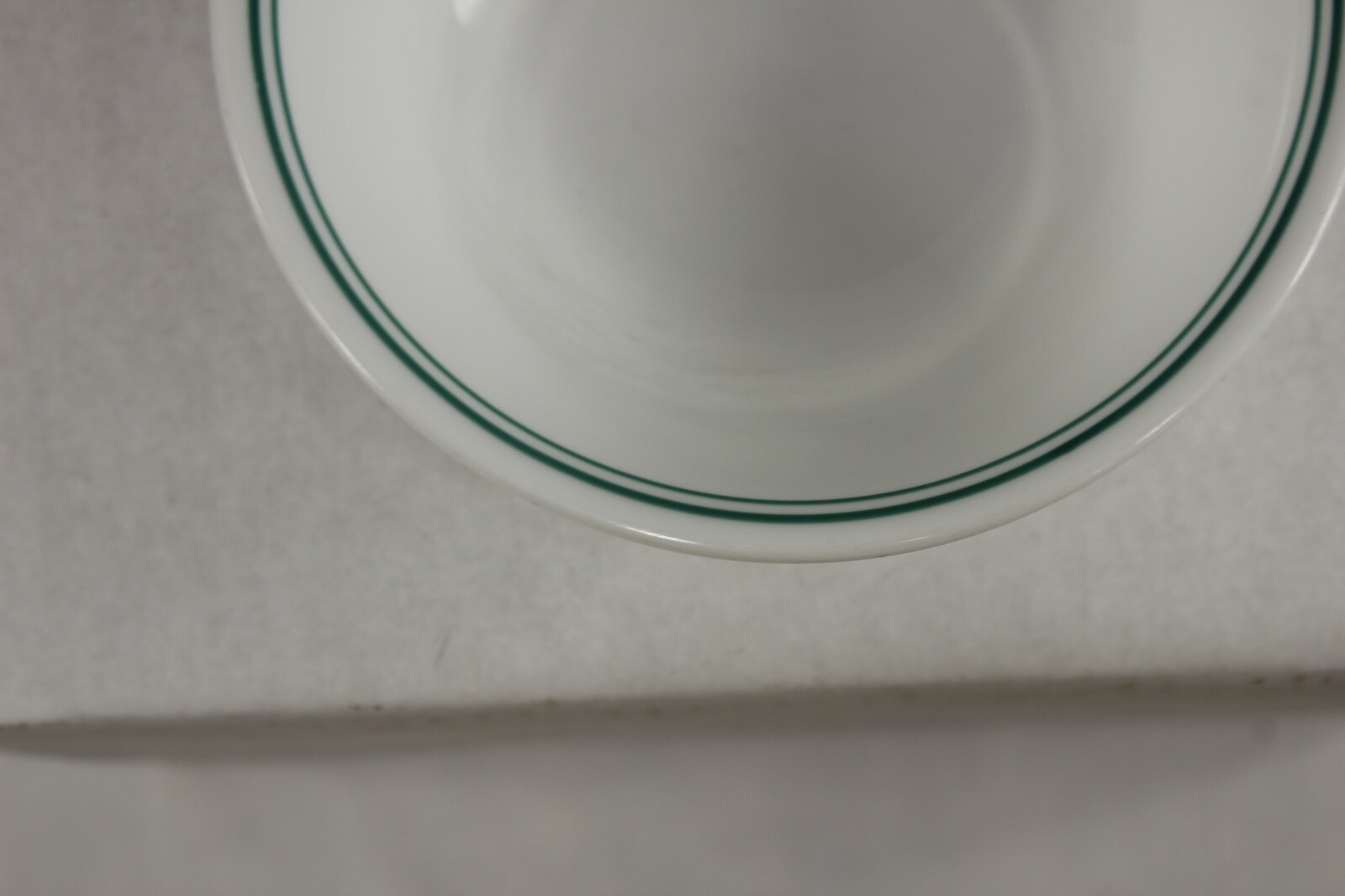1 Corelle ROSEMARIE 6 1/4″ Cereal Soup Bowl (2 double green bands rings)